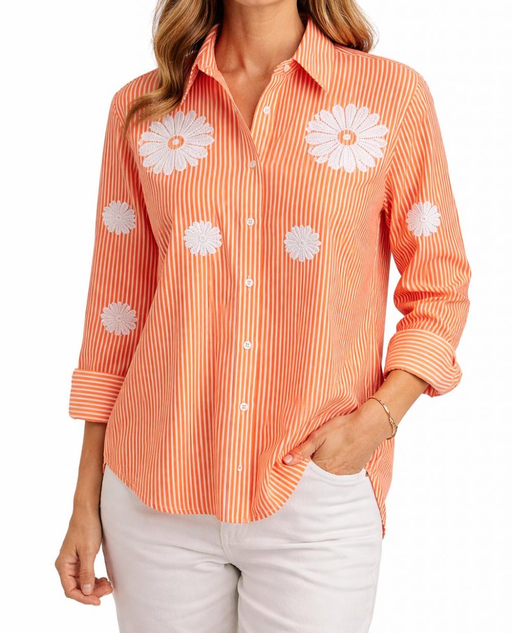 Chemise Ines orange