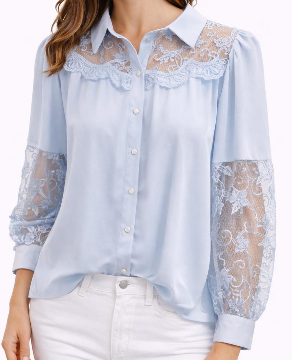 Chemise Barbara bleue
