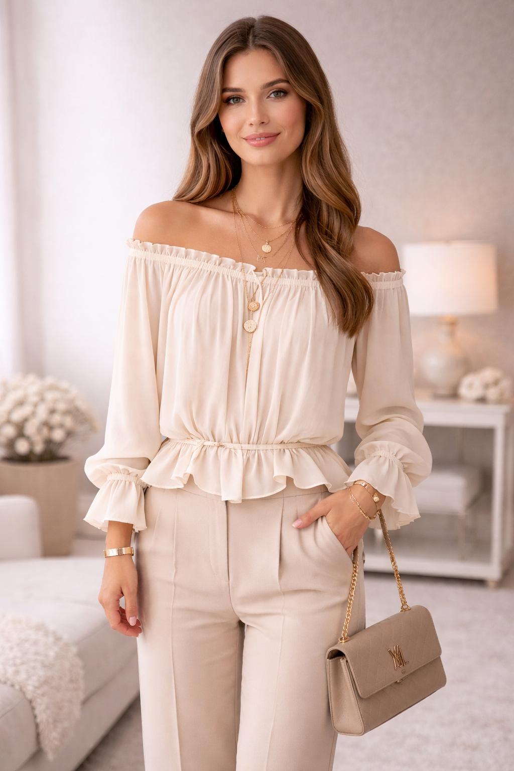 Chemise Julie beige – Image 2