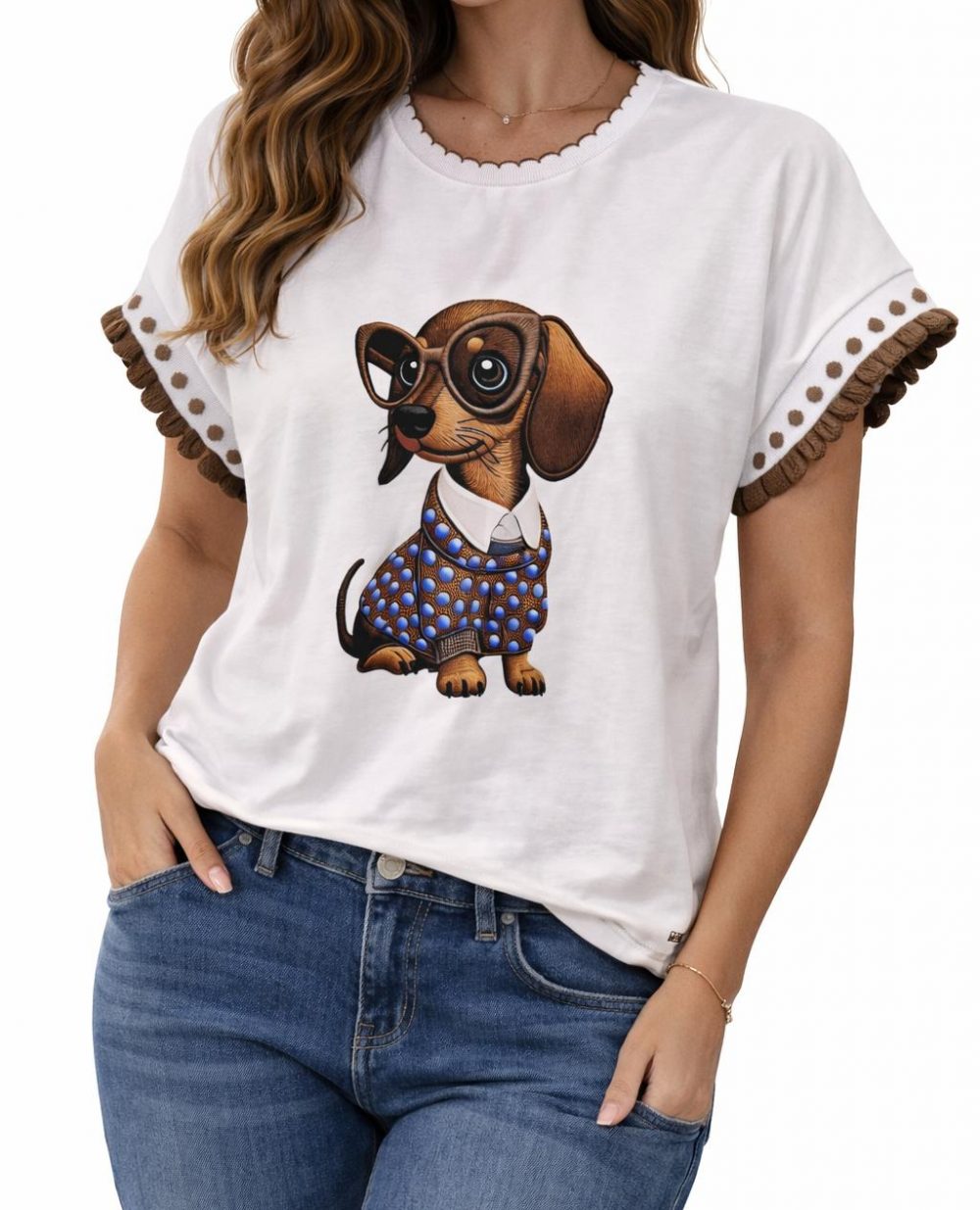 Tee-Shirt marron cheryl