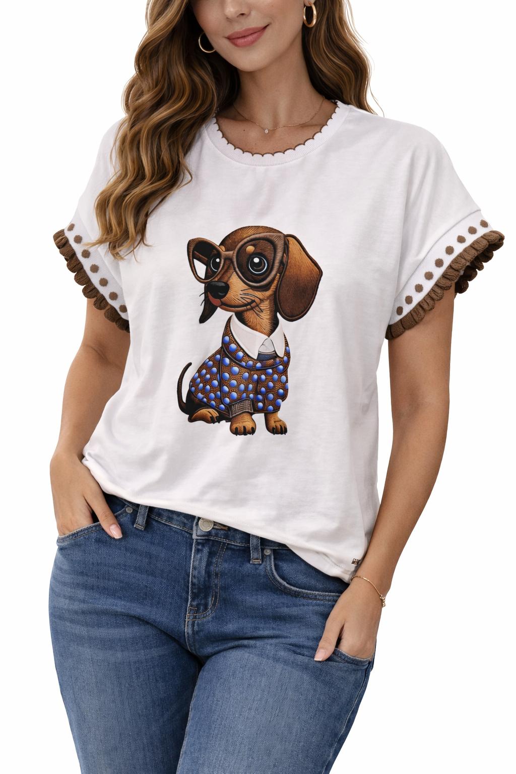 Tee-Shirt marron cheryl