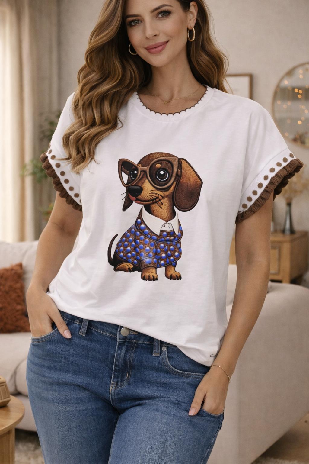 Tee-Shirt marron cheryl – Image 2