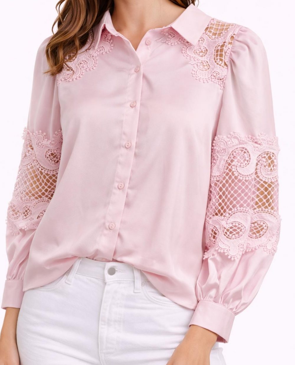 Chemise Barbara rose
