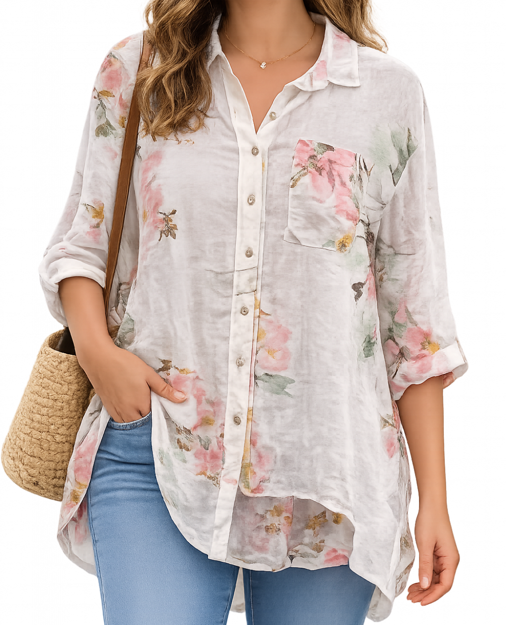 Chemise Lilia rose