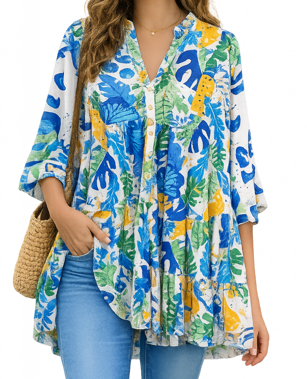 Chemise Zaza bleue