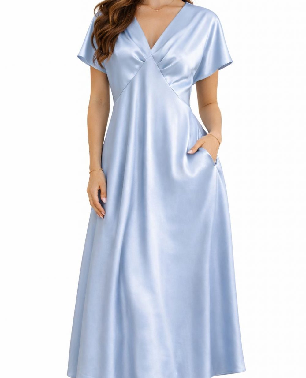 Robe Lucie bleue ciel