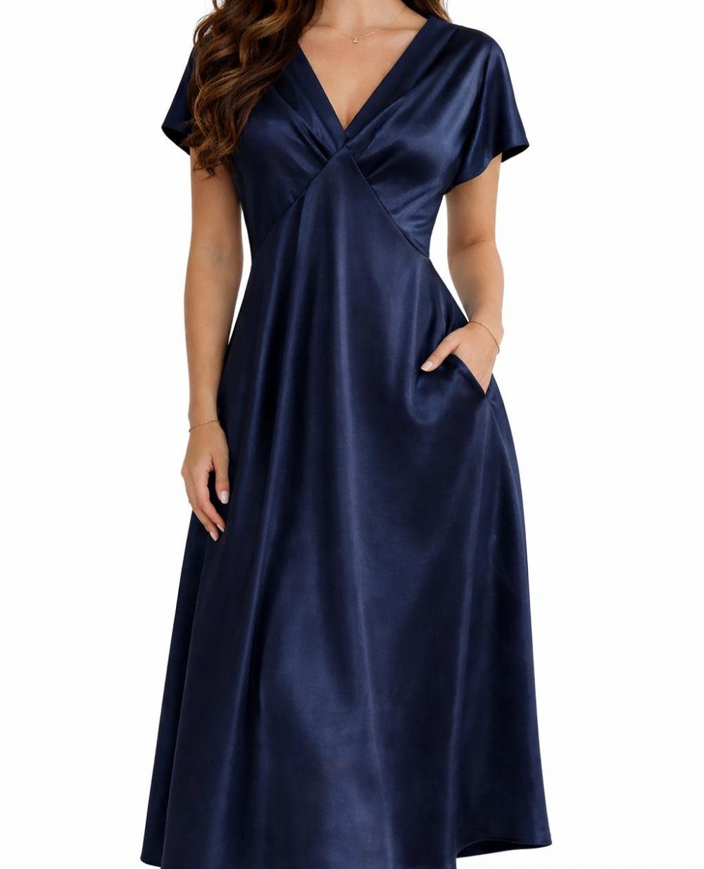 Robe Lucie Bleue marine