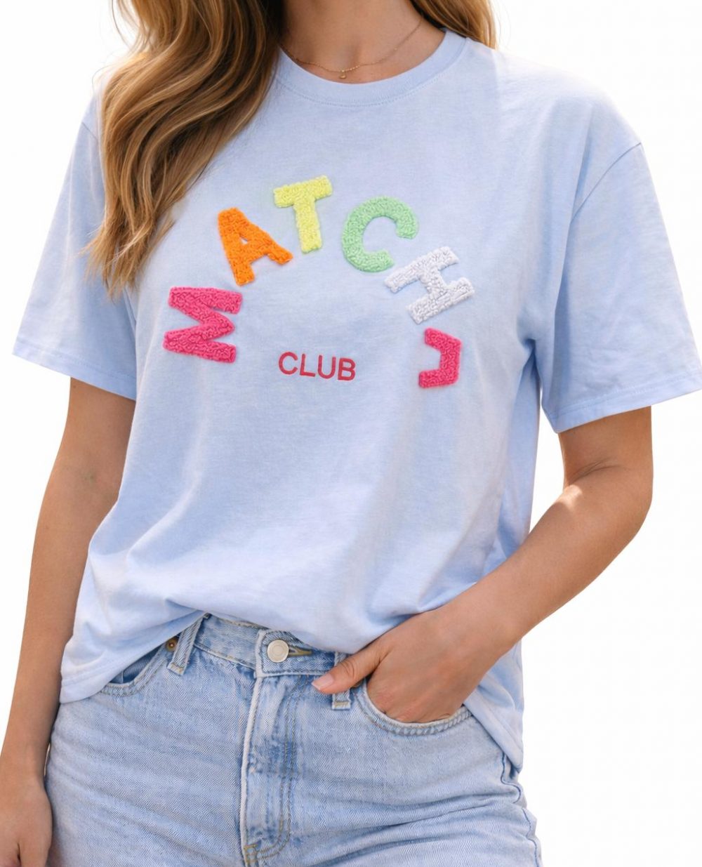 Tee-Shirt Matcha bleu