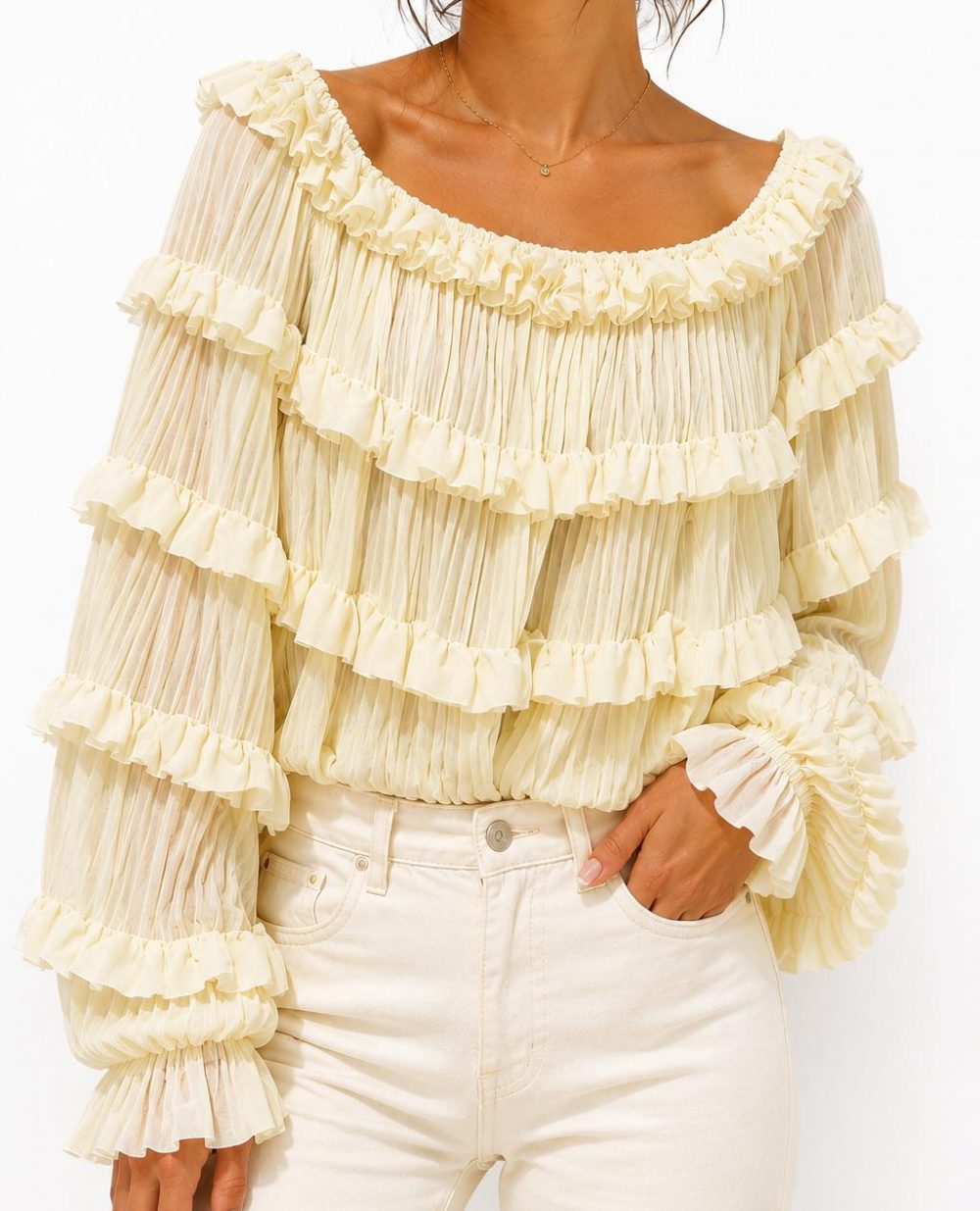 Chemise jaune Léa